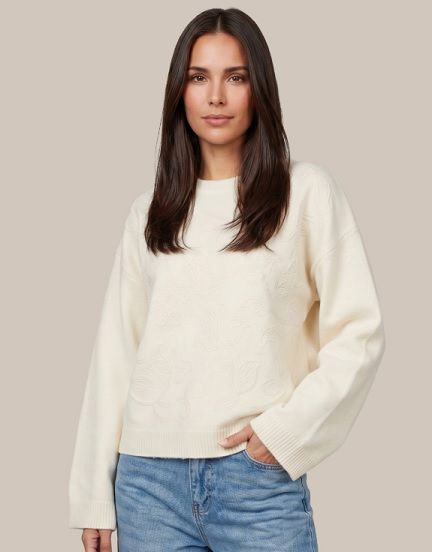 G-Maxx Fidelma Sweater Wool White