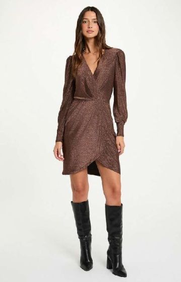 Morgan Rnino Dress Bronze