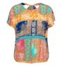 & Co Alisa BL375 Top Cobalt Multi