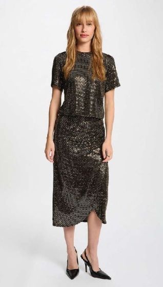 Morgan Jolivia Skirt Gold