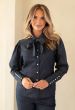 Kimara Bibi Blouse Denim Blue