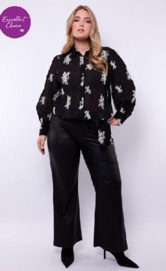 Exxellent Tracey Pants Black