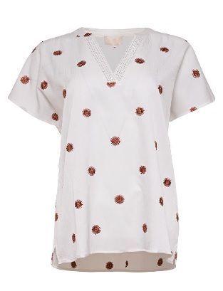 Maicazz Tosina top Off White Orange