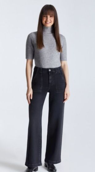 C.O.J. Lulu Wide Leg Black VT