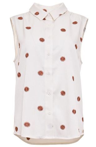 Maicazz Tosina blouse Off White Orange