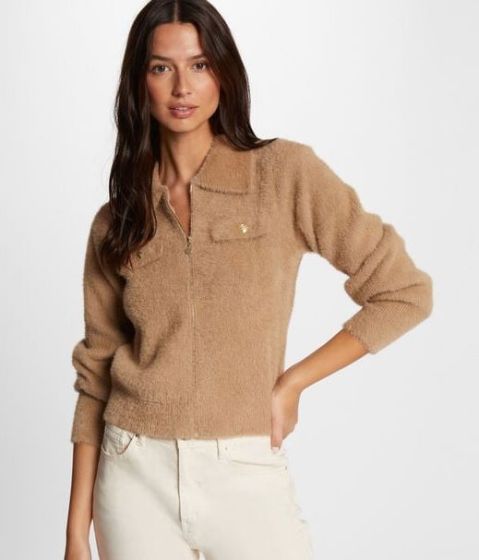 Morgan Mdomi Vest Camel