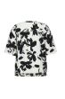 Exxcellent Aurelia Top Off White Black