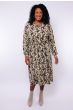 Exxellent Claire Dress Sand Olive