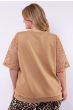 Exxcellent Emberly Sweater Camel
