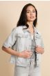 G-Maxx Evadne Jacket Denim Light Gray