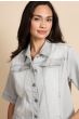 G-Maxx Evadne Jacket Denim Light Gray