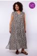 Exxcellent Giana Dress Sand Khaki