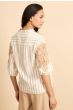 G-Maxx Hester Blouse Off White Kint Camel