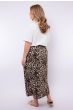Exxcellent Lennon Skirt Black Camel