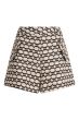 Lofty Manner Millie Shorts Black White