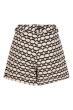Lofty Manner Millie Shorts Black White