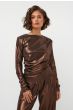 Studio Amaya Party Top Brown