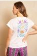 Lofty Manner Raiza T-Shirt Off White
