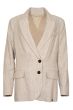 Zizo Sahara Blazer Sand Stripe