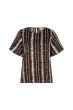 Lofty Manner Sami Blouse Brown Stripe