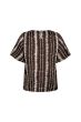 Lofty Manner Sami Blouse Brown Stripe