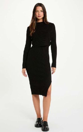 Morgan Rmomo Dress Black