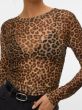 Vero Moda Lova Mesh Top 10340014 Leopard