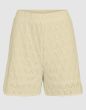 Vila Amalina Shorts Pastel Yellow