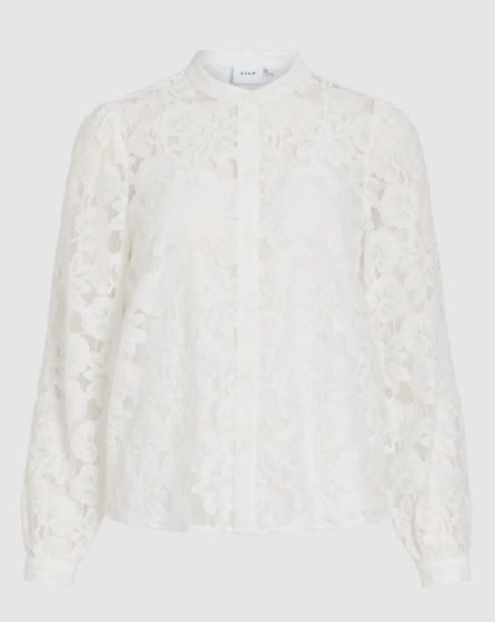 Vila Sala lace shirt Birch