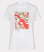 EsQualo 05014 T-Shirt Off White Chili Red