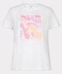 EsQualo 05014 T-Shirt Wit Rose