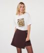 EsQualo 05538 T-shirt Off White Cacao