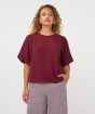 EsQualo 15506 Blouse Merlot