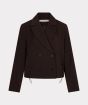 EsQualo 10500 Blazer Cropped Cacao