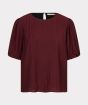 EsQualo 15506 Blouse Merlot