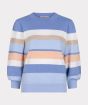 EsQualo 07015  sweater striped Blue