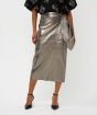 Esqualo 11709 Pu Skirt Dark Silver