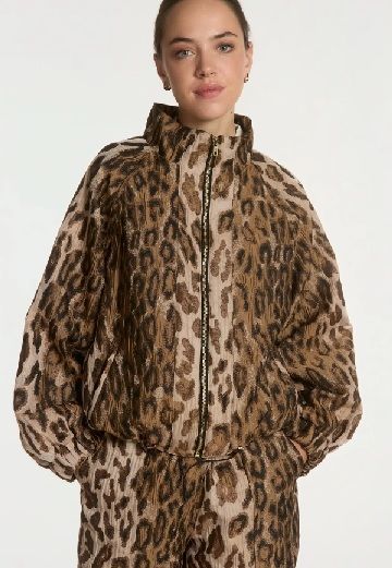 Aaiko Lora Animal Jacket Golden Brown