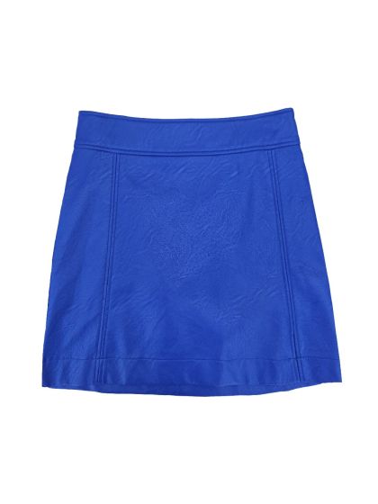 Zoen Bliss Pu Skirt Blue