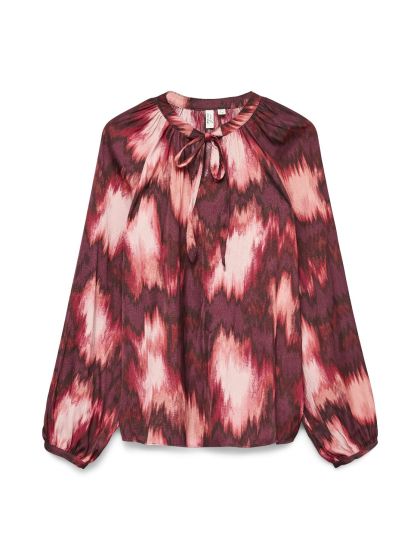 Vero Moda Gerna Top Winetasting print