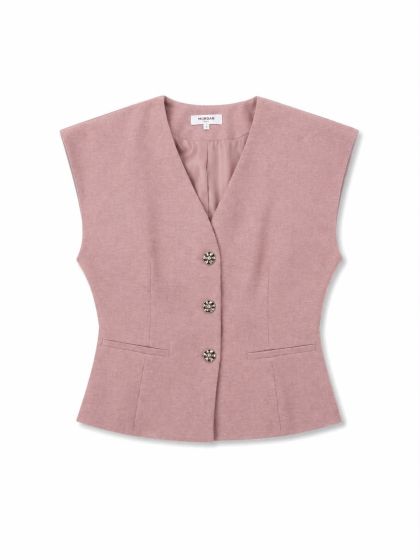 Vila Vikeep Wide Blazer Nostalgia Rose