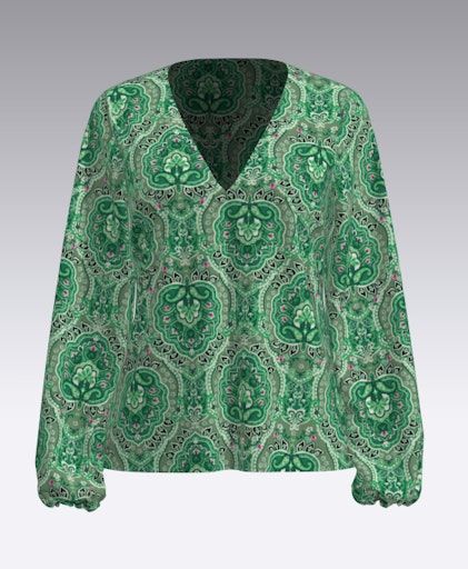 Vero Moda Babia top Hedge Green