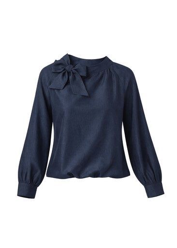 Freebird Blakely Blouse Midnight Blue