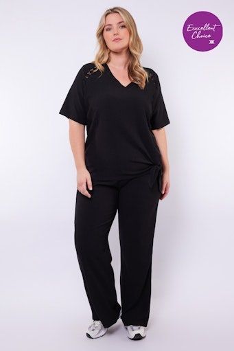 Exxcellent Ailani Pants  Black