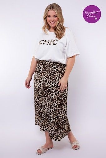 Exxcellent Lennon Skirt Black Camel