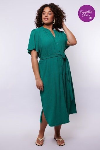 Exxcellent Manola dress Vintage Green