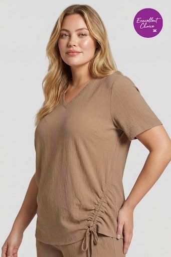 Exxcellent Manuela Top Khaki