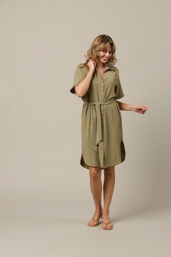 &Co DR303 Margo Dress Khaki