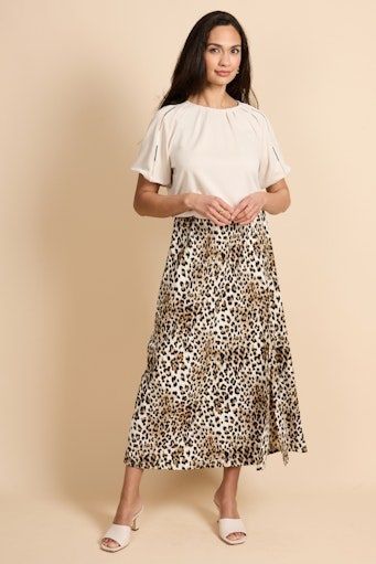 G-Maxx Marilyn Skirt Off White Walnut
