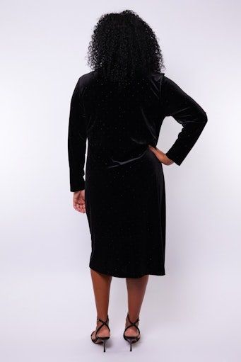 Exxellent Nora Dress Black